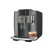 Ekspres Jura E8 EC w kolorze Dark Inox, zaprezentowany z prawej strony z kawą flat white