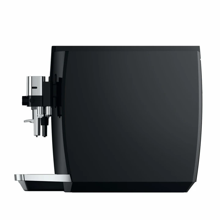 Ekspres Jura E8 EC w kolorze Piano Black, prezentacja ekspresu z prawej strony