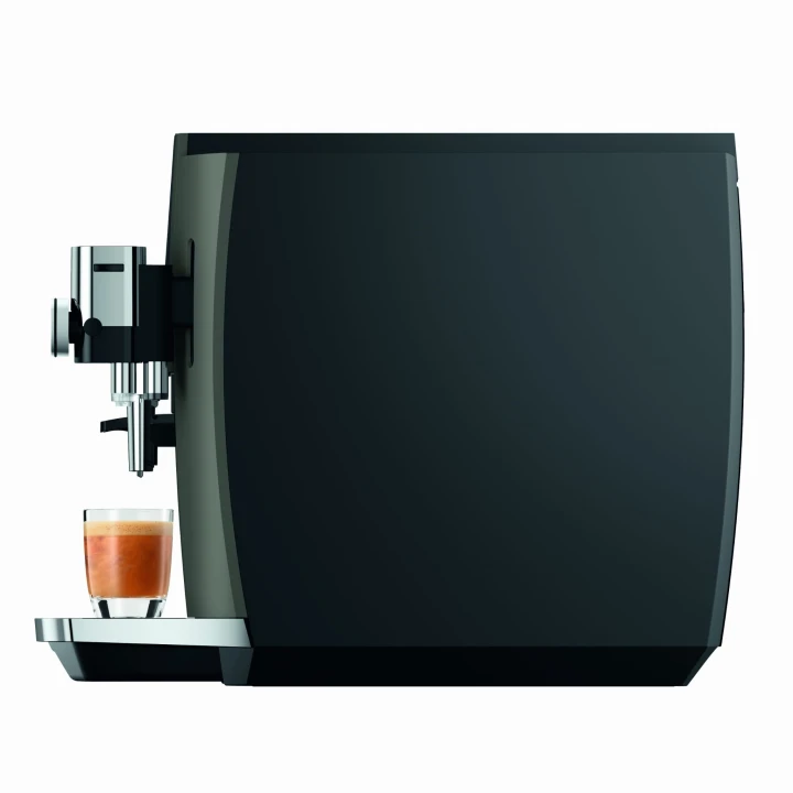 Ekspres Jura S8 EB w kolorze Dark Inox, widok na prawy bok