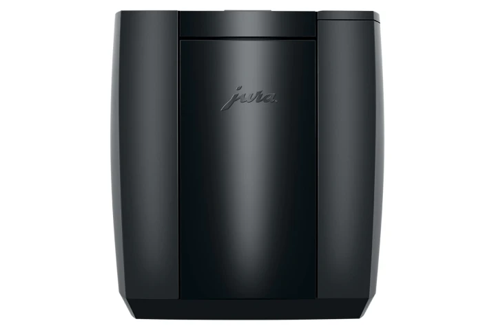 Ekspres Jura J10 w kolorze Piano Black, widok na tył ekspresu
