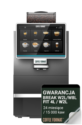Coffee Format Ekspres do kawy BREAK S W2L Gray z gwarancją 24 miesiące