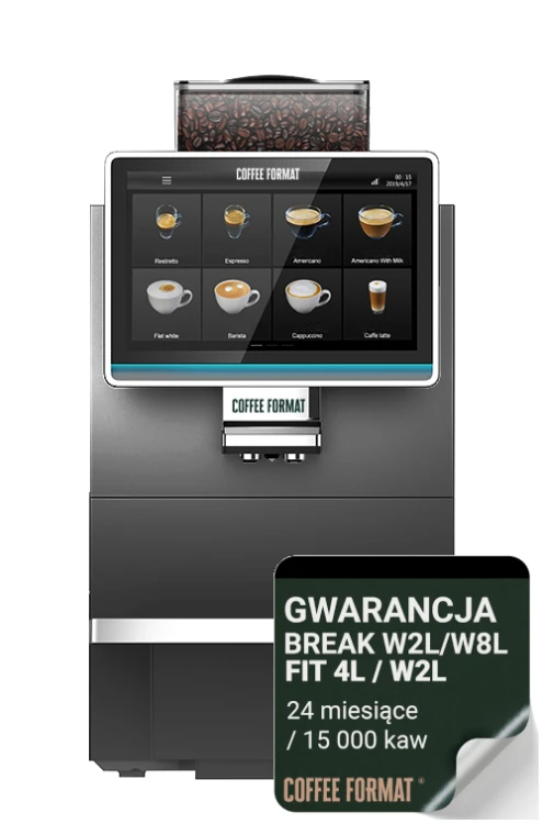 Coffee Format Ekspres do kawy BREAK S W2L Gray z gwarancją 24 miesiące