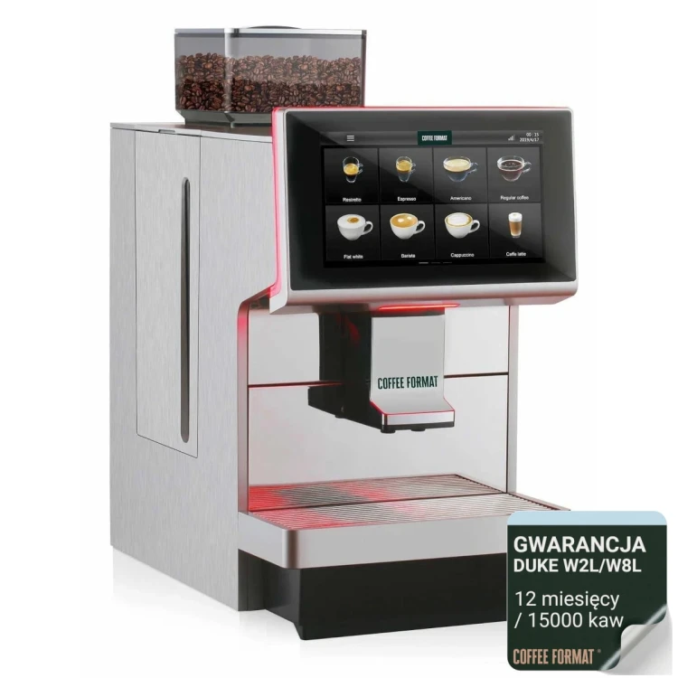 Coffee Format Ekspres do kawy DUKE W2L z gwarancją 12 miesięcy