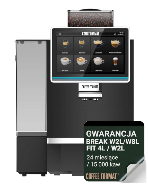 Coffee Format Ekspres do kawy BREAK S W8L Black z gwarancją 24 miesiące
