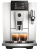 Ekspres Jura E8 ED w kolorze Piano White - błyszczącej bieli, zaprezentowany od frontu z dwiema kawami espresso