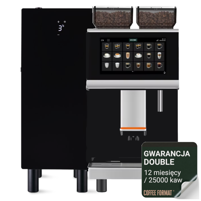 ZESTAW Coffee Format Ekspres do kawy DOUBLE z lodówką POTT