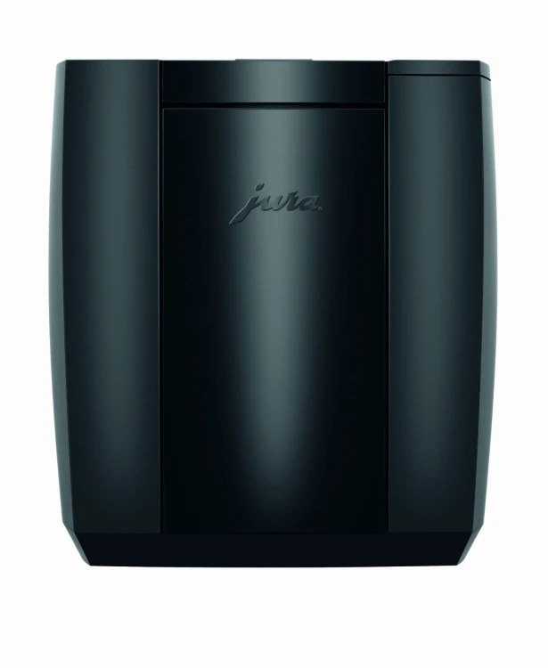Ekspres Jura J8 w kolorze Piano Black, widok na tył ekspresu