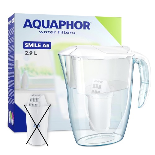 AQUAPHOR Dzbanek filtrujący SMILE 2,9l biały na wkład A5 350L