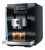 Ekspres Jura Z10 EB w kolorze Diamond Black, zaprezentowany od prawej strony z dwiema espresso