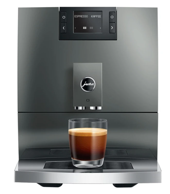 Ekspres Jura C3 EA w kolorze Piano Inox, generacja pierwsza
