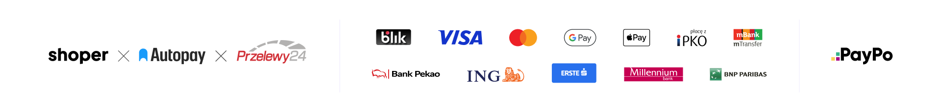 Płatności w Proficafe Autopay Przelewy24 PayPo Blik