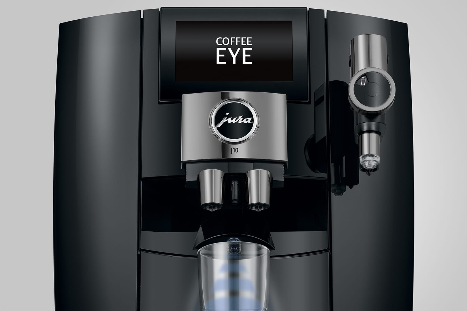 Funkcja wykrycia szklanki COFFEE EYE w ekspresach Jura J10